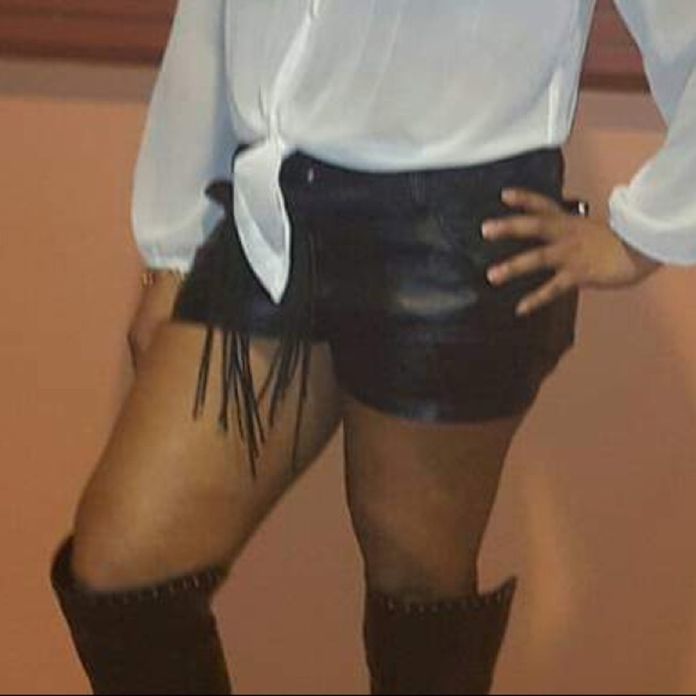 Leather Shorts